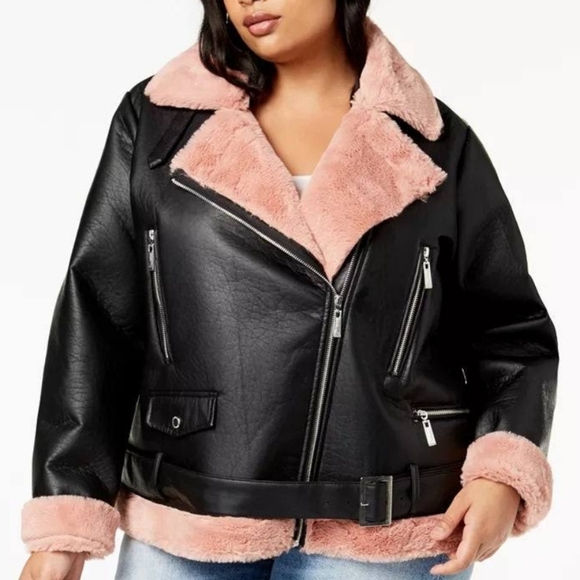 FashionNova All Fur Me Moto jacket - Picture 7 of 16